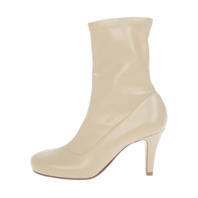 (W) Maison Margiela Ankle Boot 'Beige Fashion Stiletto'