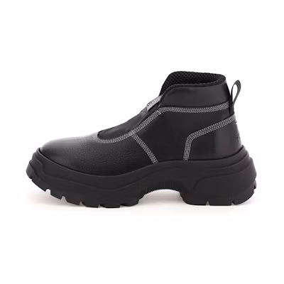 (W) Maison Margiela Ankle Boot 'Black Fashion Casual Leather'