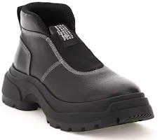 Order (W) Maison Margiela Sepatu Bot Hitam Kulit Kasual Fashion Pria/Wanita S58WS0197P4353T8013