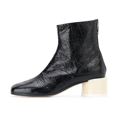 (W) Maison Margiela Ankle Boot 'Black Leather'