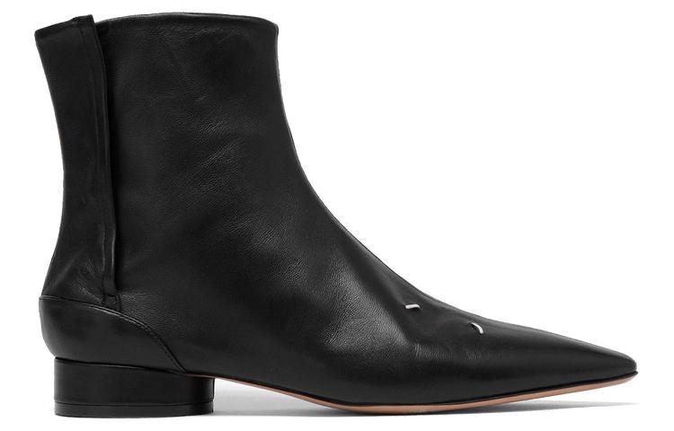 Order Maison Margiela 皮革 時尚百搭休閒短靴 女款 黑色