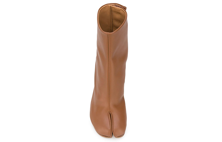 Shop (W) 메종 마르지엘라 브라운 가죽 앵클부츠 S58WU0241PR516T2157