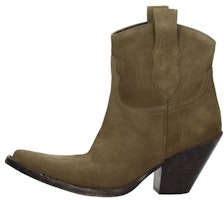 (Women) Maison Margiela Ankle Boot 'Green Velvet Leather' S39WU0102SY1197135 (Women) Maison Margiela Ankle Boot 'Green Velvet Leather' S39WU0102SY1197135