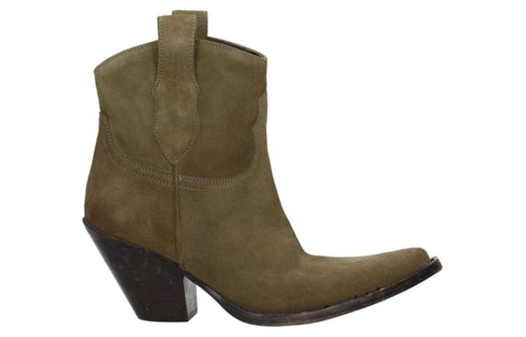 Order (W) Maison Margiela Ankle Boot 'Kulit Beludru Hijau' S39WU0102SY1197135