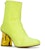 (W) Maison Margiela But Buku Lali 'Metallic Curve Heel Kuning' S39WU0139P3048T3121