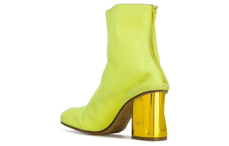 Lookbook (W) メゾン マルジェラ アンクルブーツ メタリックカーブヒール (イエロー) S39WU0139P3048T3121