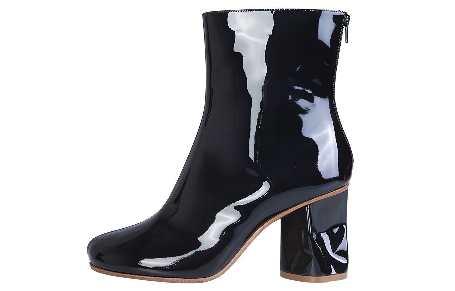 (Women) Maison Margiela Ankle Boot 'Patent Black Leather' S39WU0139P2495T8013