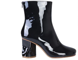 Order (W) Maison Margiela But Ankle 'Kulit Hitam Berkilat' S39WU0139P2495T8013