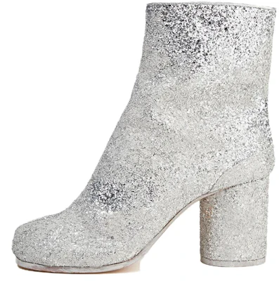 (W) Maison Margiela 银色亮片踝靴 S58WU0260P4039H8615 Buy (W) Maison Margiela 银色亮片踝靴 S58WU0260P4039H8615