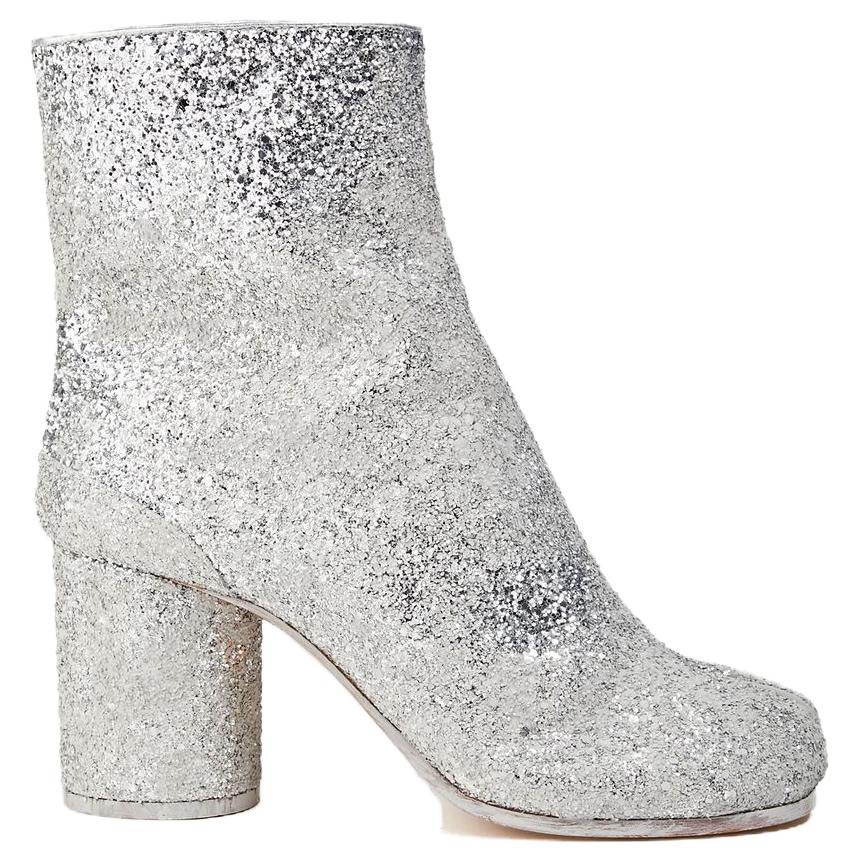 Order (W) Maison Margiela 银色亮片踝靴 S58WU0260P4039H8615