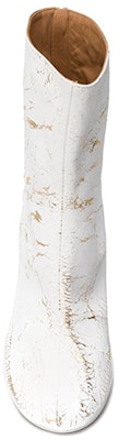 (Women) Maison Margiela Ankle Boot White 'Distressed Metallic Heel' S39WU0139P3049H1800 Shop (Women) Maison Margiela Ankle Boot White 'Distressed Metallic Heel' S39WU0139P3049H1800
