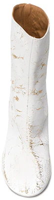 Maison Margiela 仿舊鞋跟金屬感及踝靴 女款 白色 Shop Maison Margiela 仿舊鞋跟金屬感及踝靴 女款 白色