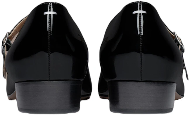 (W) 메종 마르지엘라 블랙 에나멜 스트랩 하이힐 S58WZ0121P4347T8013 Purchase (W) 메종 마르지엘라 블랙 에나멜 스트랩 하이힐 S58WZ0121P4347T8013