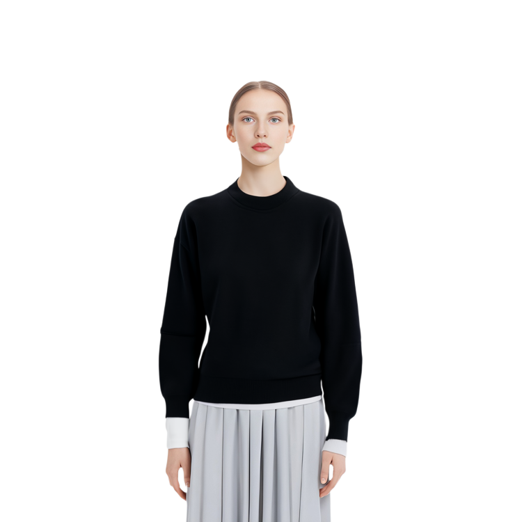 Sizing (W) Maison Margiela 黑色羊絨羊毛毛衣 S51HA1074S17478900