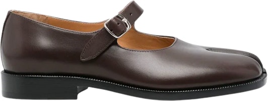 (Women) Maison Margiela Box Calf Tabi Court Shoe 'Dark Brown' S39WL0119P3292T2154 (Women) Maison Margiela Box Calf Tabi Court Shoe 'Dark Brown' S39WL0119P3292T2154