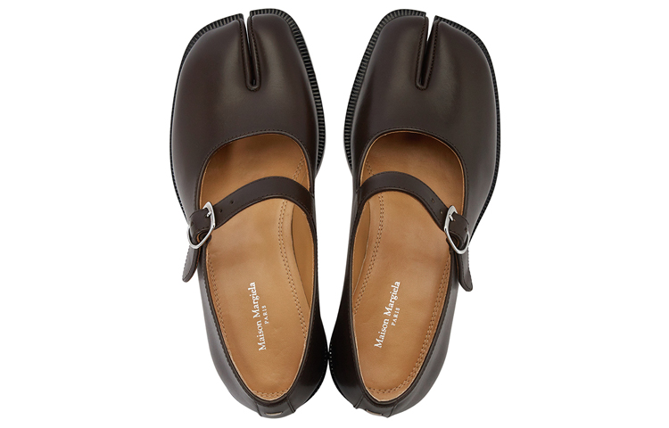 Details for (W) Maison Margiela 小牛皮 Tabi 高跟鞋 ''深棕色'' S39WL0119P3292T2154