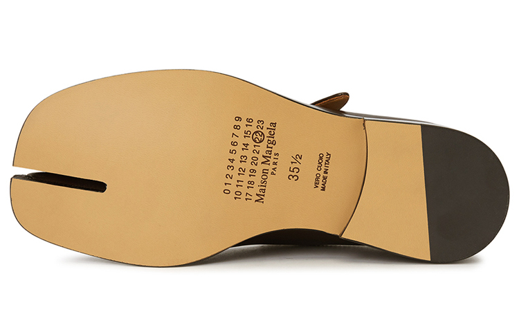 Sizing (W) Maison Margiela 小牛皮 Tabi 高跟鞋 ''深棕色'' S39WL0119P3292T2154
