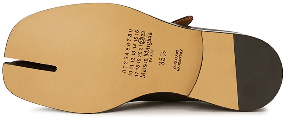 (Women) Maison Margiela Box Calf Tabi Court Shoe 'Dark Brown' S39WL0119P3292T2154 Sizing (Women) Maison Margiela Box Calf Tabi Court Shoe 'Dark Brown' S39WL0119P3292T2154