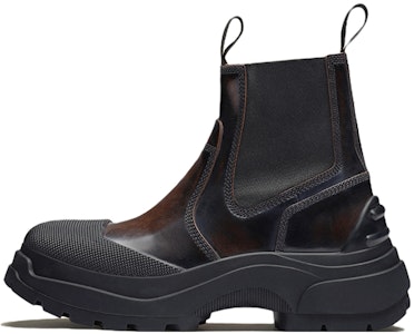 Maison Margiela梅森馬吉拉 小牛皮 切爾西靴 女款 棕黑色 Buy Maison Margiela梅森馬吉拉 小牛皮 切爾西靴 女款 棕黑色