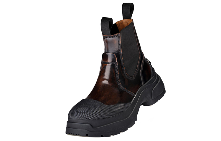 Lookbook Maison Margiela梅森馬吉拉 小牛皮 切爾西靴 女款 棕黑色