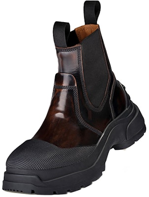 (Women) Maison Margiela Calfskin Chelsea Boot 'Brown Black' S38WU0379P3964H9418 Lookbook (Women) Maison Margiela Calfskin Chelsea Boot 'Brown Black' S38WU0379P3964H9418