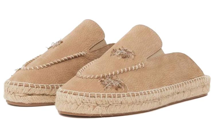 (W) Maison Margiela Calfskin Embroidered Graffiti Slide 'Light Brown' 圖 3