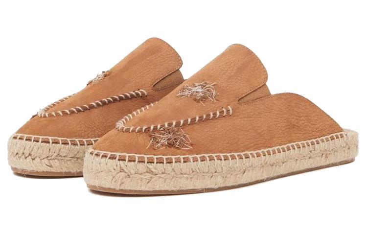 (W) Maison Margiela Calfskin Embroidered Graffiti Slide 'Brown' 圖 3