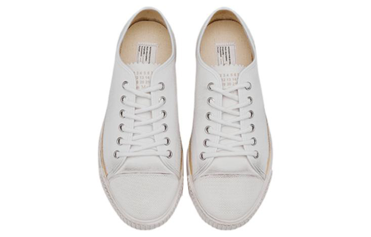 Shop (W) Maison Margiela Kanvas Low-Top Lace-Up 'White Fashion' S58WS0206P3378T1003