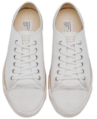 (W) 메종 마르지엘라 캔버스 화이트 스니커즈 S58WS0206P3378T1003 Shop (W) 메종 마르지엘라 캔버스 화이트 스니커즈 S58WS0206P3378T1003