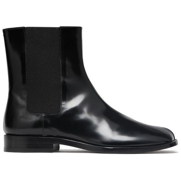 Order Maison Margiela 皮革 戶外休閒切爾西靴 女款 黑色