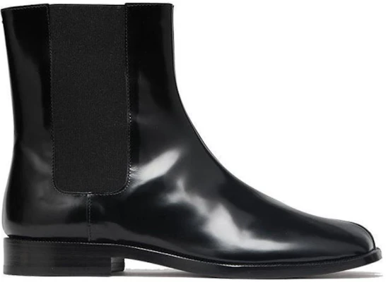 Maison Margiela 皮革 戶外休閒切爾西靴 女款 黑色 Order Maison Margiela 皮革 戶外休閒切爾西靴 女款 黑色