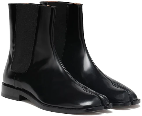 Maison Margiela 皮革 戶外休閒切爾西靴 女款 黑色 Shop Maison Margiela 皮革 戶外休閒切爾西靴 女款 黑色