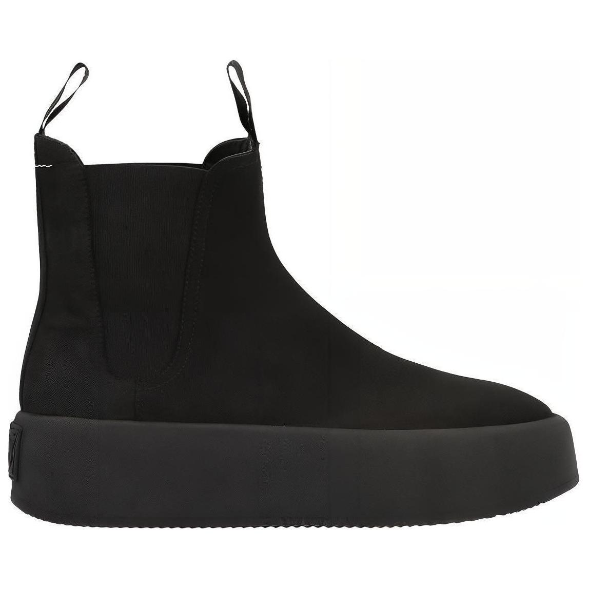 Order Maison Margiela 絨面革切爾西靴 女款 黑色