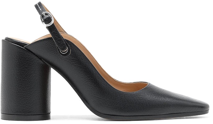 (Women) Maison Margiela Chunky Heel Fashion 'Black Pebbled Leather' S66WP0057P4231T8013 Order (Women) Maison Margiela Chunky Heel Fashion 'Black Pebbled Leather' S66WP0057P4231T8013