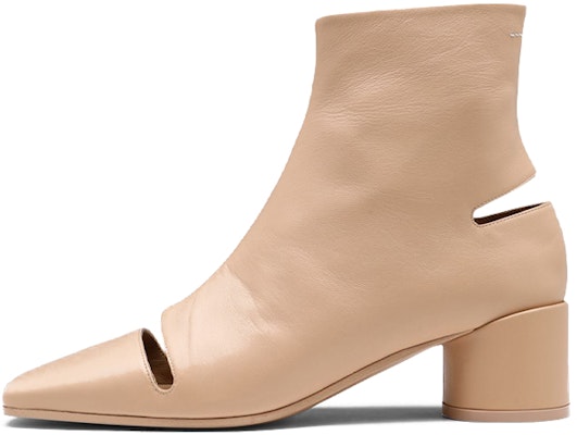 (W) Maison Margiela 米色镂空皮革踝靴 S59WU0201PS300T4111 Buy (W) Maison Margiela 米色镂空皮革踝靴 S59WU0201PS300T4111