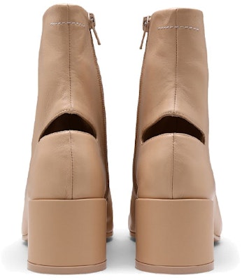 (W) Maison Margiela 米色镂空皮革踝靴 S59WU0201PS300T4111 Shop (W) Maison Margiela 米色镂空皮革踝靴 S59WU0201PS300T4111