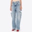 Shop (W) Maison Margiela Jeans Denim Azul de Tiro Alto Desgastados S51LA0051S30513470