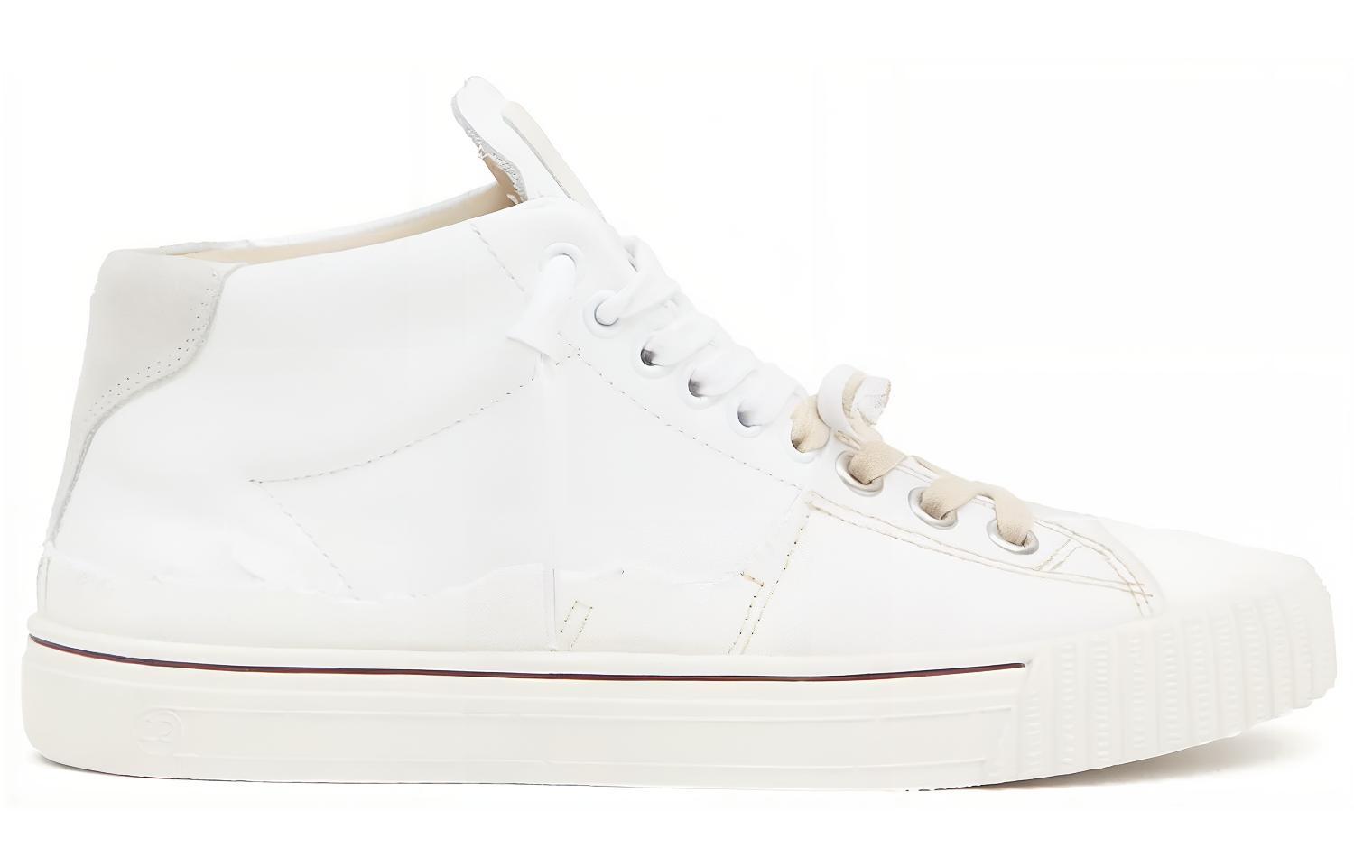 Order (W) Maison Margiela Evolution 'Kanvas Putih & Kulit' S58WS0235P5063H8548