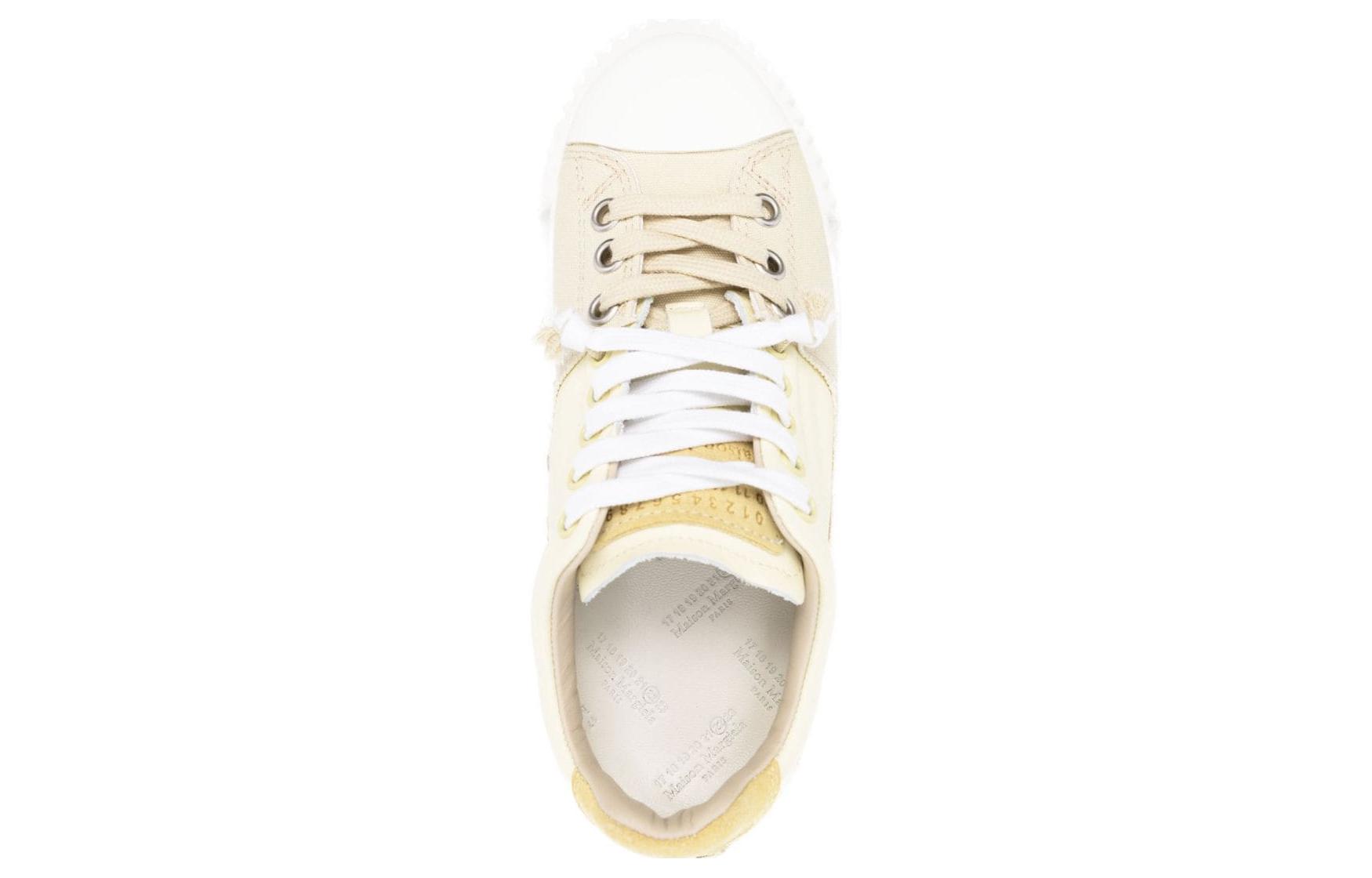 Lookbook (W) Maison Margiela Evolution Low Top ''Beige'' Sneakers S58WS0234P5063