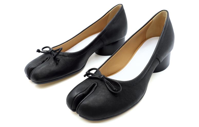 Order (W) 메종 마르지엘라 블랙 카프스킨 하이탑 스니커즈 S58WZ0044P3753T8013