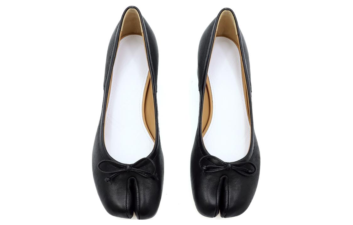 Shop (W) 메종 마르지엘라 블랙 카프스킨 하이탑 스니커즈 S58WZ0044P3753T8013