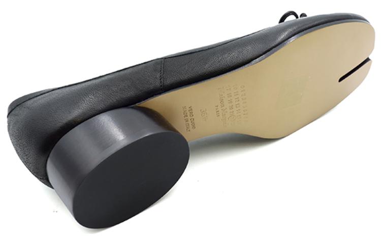 Purchase (W) 메종 마르지엘라 블랙 카프스킨 하이탑 스니커즈 S58WZ0044P3753T8013