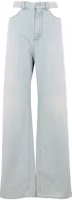 Order (W) Maison Margiela 淺藍色喇叭解構剪裁牛仔褲 S51LA0064S30513962