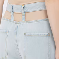 Details for (W) Maison Margiela 淺藍色喇叭解構剪裁牛仔褲 S51LA0064S30513962
