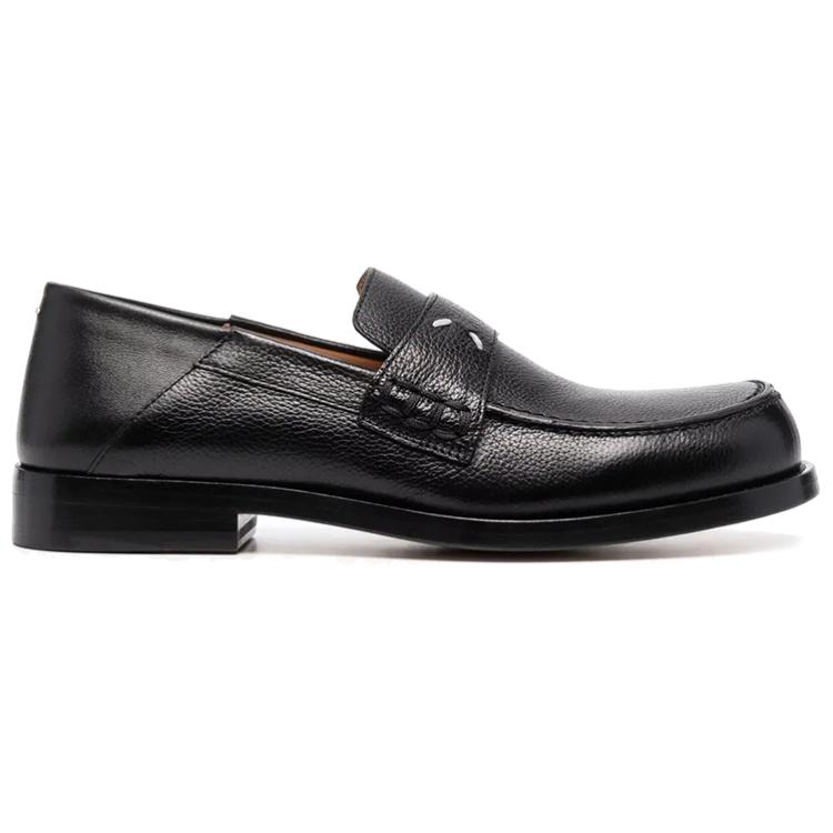 Buy (Women) Maison Margiela Four Stitches Leather Loafers 'Black Four Stitches' S58WR0090P4486T8013