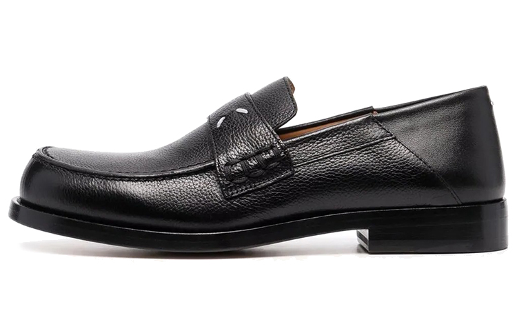 Order (Women) Maison Margiela Four Stitches Leather Loafers 'Black Four Stitches' S58WR0090P4486T8013