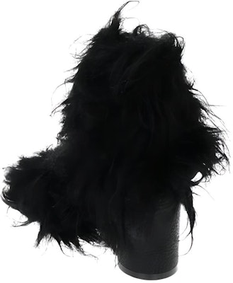 (W) Maison Margiela Sepatu Bot Berbulu Hitam Fashion S40WU0185P1964T8013 Lookbook (W) Maison Margiela Sepatu Bot Berbulu Hitam Fashion S40WU0185P1964T8013