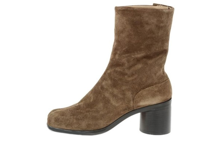 (W) Maison Margiela Furry Ankle Boot 'Brown'