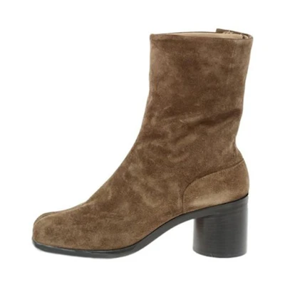 (W) Maison Margiela Furry Ankle Boot 'Brown'