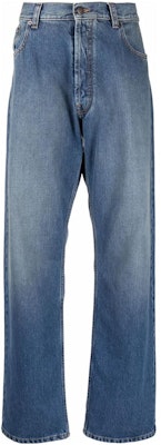 (W) Maison Margiela FW21 Vaqueros Azules Sueltos y Desgastados. S51LA0148S30561972 Buy (W) Maison Margiela FW21 Vaqueros Azules Sueltos y Desgastados. S51LA0148S30561972